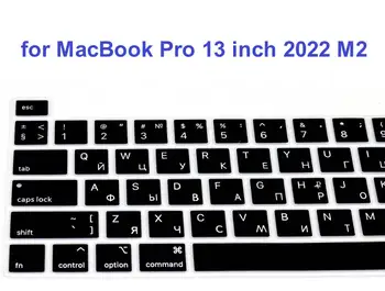 Russisch voor MacBook Pro 13 inch M2 2022 2021 M1 2020 A2338 A2289 A2251 MacBook Pro 16 2020 A2141 Keyboard Cover-toetsenbord Huid