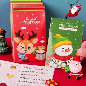 10 Stuks Kerst Notebook Mini-Cartoon Journal Kladblok voor Jongen Volwassen Cadeau
