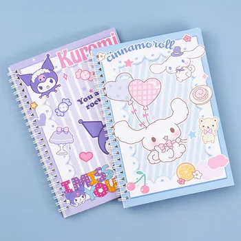 Sanrio Hello Kitty Kuromi Mijn Melodie Cinnamoroll Spoel Boek Basisschool Student Dagboek Boek Notebooks Schrijfblokken Grootboek