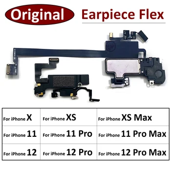 Originele Ear Oortelefoon Flex Voor iPhone X X XS 11 12 Pro Max Mini-Proximity Light Sensor Sound Speaker Flex Kabel van de Telefoon Onderdelen