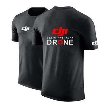 2023 Zomer Nieuwe Dji Professionele Piloot Drone Gedrukte T-Shirt voor Mannen is Populair Uitvoeren van sport-T-shirt sneldrogend t-shirt