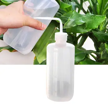 250/500ml Beregening Kan Gebogen Uitloop Plastic Gieter Spuiten Knijp Spray Fles voor Kantoor aan Huis Watering Fles