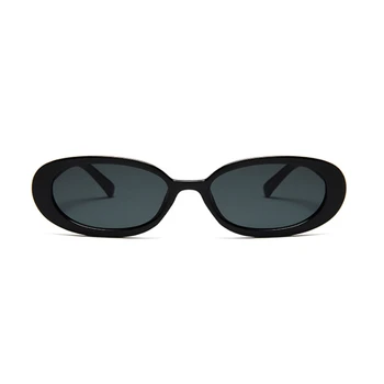 Sunmmer Candy Kleur Oval Zonnebril Vrouw Design Vintage Retro Zonnebril Vrouwelijke Transparante Kleurrijke Glazen Oculos De Sol