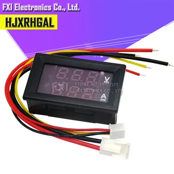 Mini Digitale Voltmeter Ampèremeter 100V DC 10A Paneel Amp Volt Voltage Meter-Tester 0.28