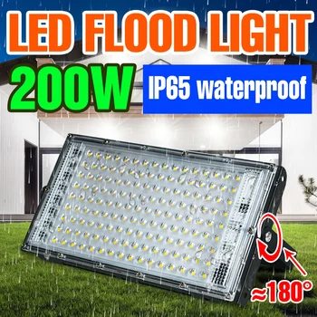 200W LED Overstroming Licht 220V Spotlight Waterdichte Wand Lamp Foco LED Floodlight van Hoge Helderheids LEIDENE Lamp Street Industrial Light