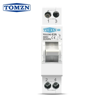 TOMZN 1P 63A MTS Dual Power Manual Transfer-scheidingsschakelaar Interlock Circuit Breaker