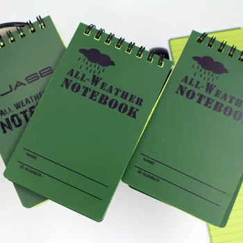 1p Waterproof Notebook All-Weather Tactische het Schrijven van Pagina ' s 47-48 Waterdichte Pvc Reis Draagbare Kladblok Outdoor Benodigdheden