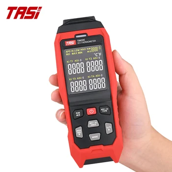 TASI TA612A TA612B TA612C Thermometer Contact met Digitale Thermokoppel Temperatuur Tester K/J Thermometer C/ F meetinstrumenten