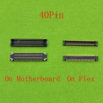 2-10pcs LCD-Display FPC Connector Op het Moederbord Voor de Xiaomi Mi 6 Mix Redmi 8 8A 5 Hongmi 10X 4G Scherm Plug-Poort Flex 40pin
