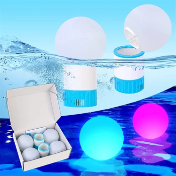 LED Zwembad Lichten met Chloor Dispenser RGB-Drijvende Vijver Licht voor de Bruiloft Fontein Tub Aquarium Tuin