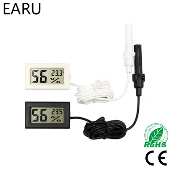 Mini LCD Digitale Thermometer, Hygrometer Thermostaat Overdekt Comfortabele Temperatuur Sensor Vochtigheid Meter Meter Instrumenten Sonde