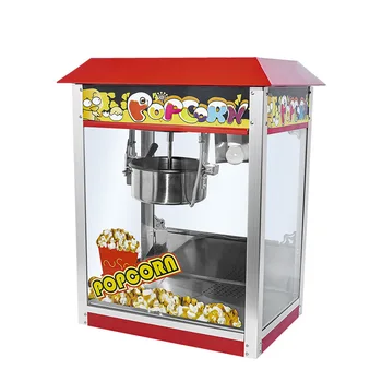 Popcorn Machine Commerciële Kraam Automatische Ballaststoffen Machine Elektrische Sferische Vlinder Popcorn Machine Dak Popcorn Machine Dev