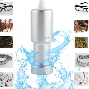 Mini Ultrasone Schoonmakende Machine Horloge Brillen Gerechten Cleaner Sonic Fruit Plantaardige Sieraden Tanden Kunstgebit Servies Bad Trip