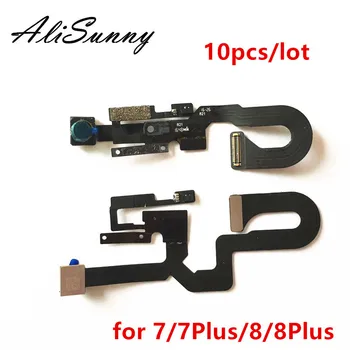 AliSunny 10pcs Camera aan de Voorkant Proximity Light Sensor Flex Kabel voor de iPhone 7 8 Plus X X 5.5