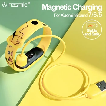 Magnetische Lader voor Xiaomi Mi Smart Band 5 6 7 Draagbare Lader Vervanging van de USB-laadkabel voor Miband 6 Miband 7 Kabel Snoer