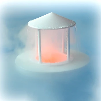 Drijvende Mist Dispenser Mini Mist Maker w/ LED Licht Drijvende Spuit Fogger Water Fontein Voor het Zwembad, Vijver, aquarium