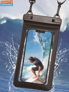 Universele Waterdichte Mobiele Telefoon Geval Duiken Surfen PVC opbergtas Telefoon Zakje Cover Onderwater Zwemmen Droog Crossbody Bag
