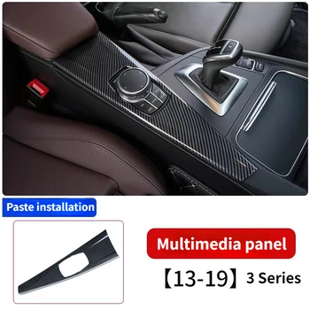 Auto-Interieur Multimedia Paneel Trim Voor BMW 3-Serie F30-F34 4 Serie F33 F36 2013 2014 2015 2016 2017 Carbon Fiber ABS