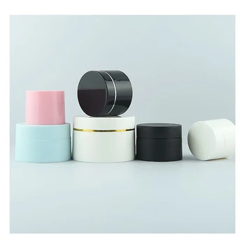 Crème Hervulbare Flessen Reizen Face Lotion Van Het Cosmetische Container Witte Plastic Lege Make-Up Pot Pot Verpakking Vak Apart Proef