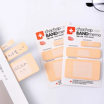 5 pc ' s/veel Nieuwe Aankomst Creatieve Band-aid Memo Pad Notitie Kladblok Kawaii Briefpapier Office Papeleria Gratis Verzending