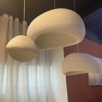 Designer Restaurant Hanger Licht Nordic Crème Stijl Woonkamer Studie Slaapkamer Lichte, Eenvoudige Japanse Stijl Rustige Wind Verlichting