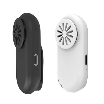3 Gear Speed Elektrische gezichtsmasker Fan Draagbare Ventilator Masker USB-Oplaadbare Masker Ventilator Clip