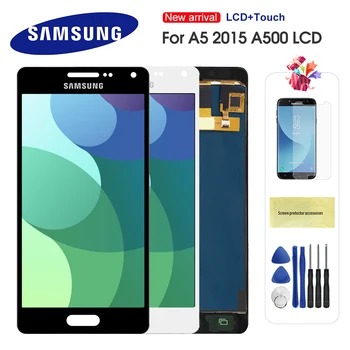 Voor de Samsung Galaxy A5 2015 A500 A500F A500FU A500H A500M LCD Display Touch Scherm Digitizer Vergadering Voor A5 A500 LCD-Scherm