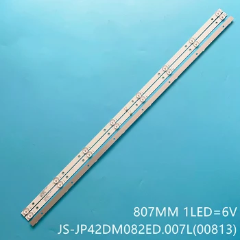 LED-strips voor STARWIND 42SB300 SW-LED42BB200 Fusion FLTV-43A210 JS-JP42DM082ED.007L(00813) R72-42D04-010 6V 808MM