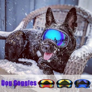 Hond Bril Verstelbare Pet-Glazen Hond Zonnebril voor Small Medium Large Honden Puppy Skiën Ourdoor Ogen Bescherming dierbenodigdheden