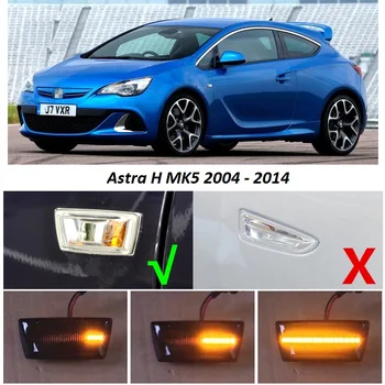 Dynamische LED-Indicator zijlichten Signaal geschikt voor Opel Vauxhall Astra H MK5 GTC VXR 2004 - 2014 Auto Styling Accessoires