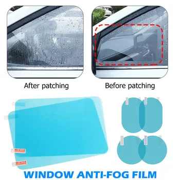 2/4 STUKS Auto naast Achteruitkijkspiegel Waterdichte Anti-Fog Film-en zijruit, Glas Film Kan de Bescherming van Uw Visie Rijden Op Regenachtige Dagen