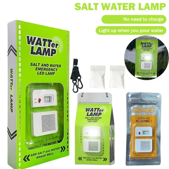 Led Batterij-Gratis Camping Verlichting Outdoor Waarschuwing Lichte Draagbare Zout Water Bag Nood Lamp Super Raadswaterploof Visserij Licht