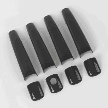 Funduoo Voor Citroen DS3 2009-2019 Zwarte Carbon Fiber Auto Deur Handvat Deksel Styling Accessoires