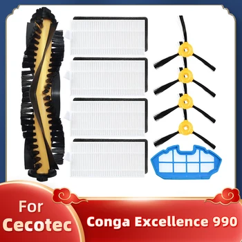 Voor CONGA EXCELLENCE CONGA EXCELLENCE 990 Robot Stofzuiger Belangrijkste zijborstel Hepa-Filter Zwenkwiel Vervangende Onderdelen