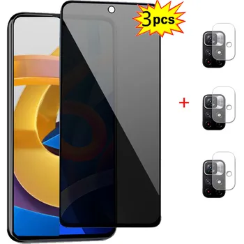 9D Anti-spy Glass POCO F5 Pro 5G Gehard Glas Poco M4 Pro Screen Protector POCO F 5 x4 GT Privacy Glas Voor Xiaomi POCO M5 M5s