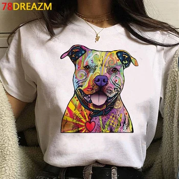 Franse Bulldog Bull Terrier top tees vrouwen harajuku vintage grunge esthetische paar t-shirt tumblr grafische tees vrouwen