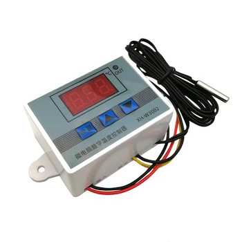 W3002 Digitale LED-Temperatuur Controller 12V 24V 110V-220V 10A Thermostaat Regelaar XH-3002