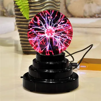 3 Inch Magic Plasma Ball Lamp Touch Gevoelige Sfeer Van De Nacht Lichte Nieuwigheid Lamp Kids Verjaardag, Kerst Cadeau
