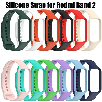 Siliconen Band voor Redmi Band 2 Smart Band Accessoires Vervanging Armband Wriststrap voor Redmi Band 2 band2 Riem Riem
