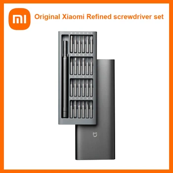 Originele Xiaomi Handleiding Schroevendraaier Set 24 Precisie Batches Schroeven Aluminium Legering Behuizing Magnetische Zuig-Batch