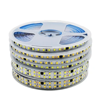 AC220V~230V LED Strip Lights 2835 120/240 LED/m, 5M Lamp 220V LED Strip verlichting 220 Volt Diode Tape Flexibele, Zachte Lamp Voor Home Bar