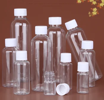 24pcs/veel 50/60/100 ml Lotion Fles Leeg Navulbare transparante Plastic Kleine Vloeibare Bulk Container voor Reizen Vloeibare Lotion Shampoo
