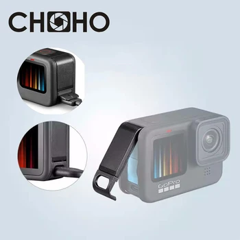 Voor GoPro 9 10 11 12 Accessoires Oplaadbare Kant Dekken Case Nieuwe Batterij Deksel Deur Dekking Uit Te Breiden Voor Go Pro Hero12
