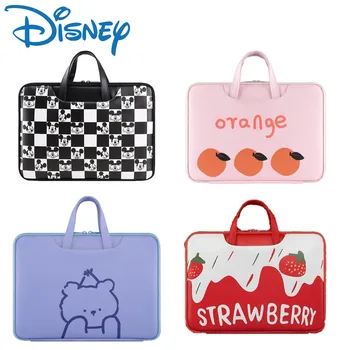 Disney Mickey Mouse 13.3 13 14 15 15.6 Inch Laptop Tassen Apple Huawei Notebook Bag Fashion Schaakbord Macbook Case Vrouwen Handtas