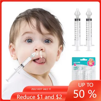 6 Kleuren 10ML Baby Neus Schone Naald Buis Kind de Zorg voor de Baby Nasale Aspirator Cleaner Baby Rhinitis Nasale Wasmachine