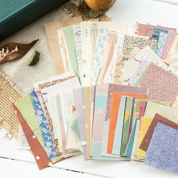 60sheets Vintage Collage Scrapbooking/kaarten Maken/Journaling Speciale DOE-Retro Bron Materiaal