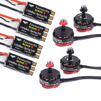 RC RS2205 2205 2300KV CW CCW Brushless Motor voor 2-6s 20A/30A/40A ESC FPV RC QAV250 X210 Racing Drone Multicopter