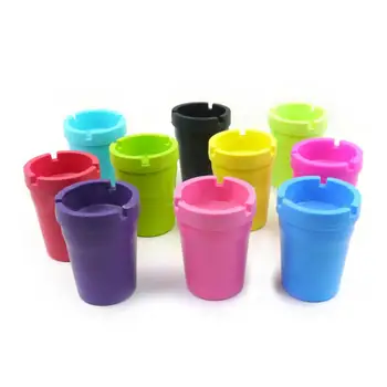 Mini Auto Kont Emmer Plastic Sigaret Rook Cup Asbak As Houder Nieuw 1pc AXYC