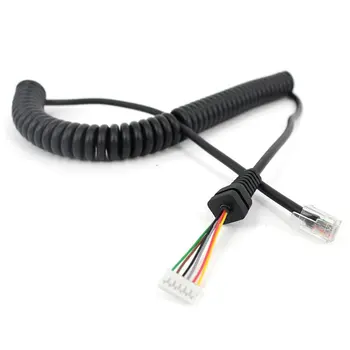 Microfoon kabel voor Yaesu MH-48A6J FT-7800 FT-8800 FT-8900 FT-7100M FT-2800 FT-8900R Handheld Microfoon verlengkabel Koord