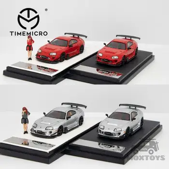 TIME MICRO 1:64 Supra A80Z Metallic rood /Grijs Diecast Model van de Auto